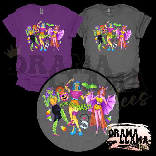 Monster Mash Girls Tee *multiple color options available*: DLTPO