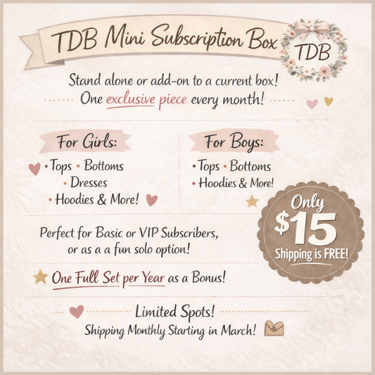 TDB Mini Subscription Box Option (1 Piece Subscriber Only Exclusive)