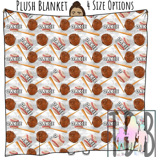 Baseballs with Name Personalized Items ~ Sheets, Pillowcases, Blankets, Towels ~