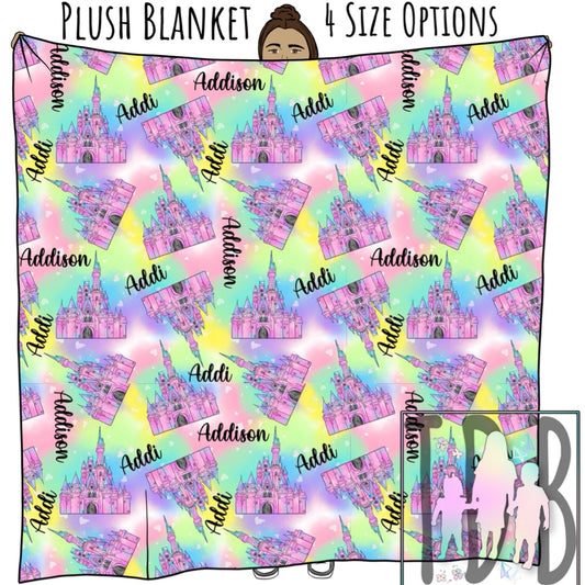 Castles with Name Personalized Items ~ Sheets, Pillowcases, Blankets, Towels ~
