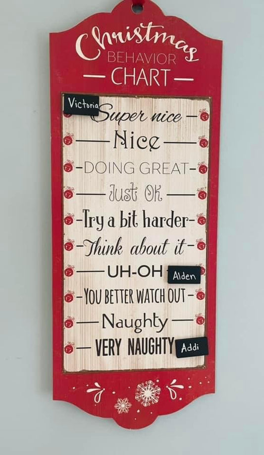 HUGE Christmas Behavior Chart  *CLOSEOUT SALE*