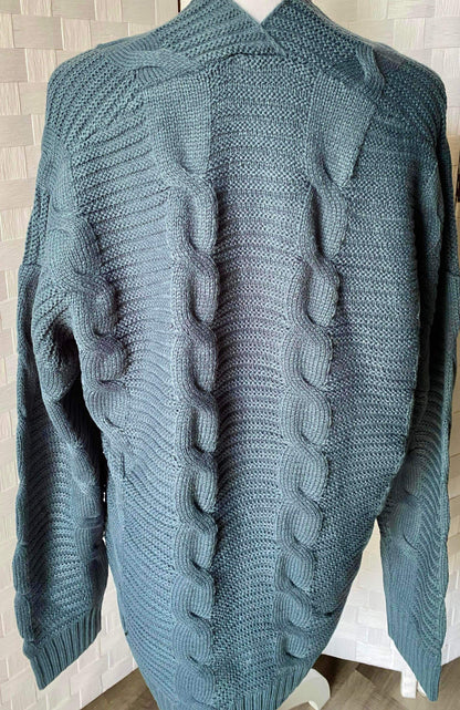 LARGE Women's Cardigan (Blue) *CLOSEOUT SALE*