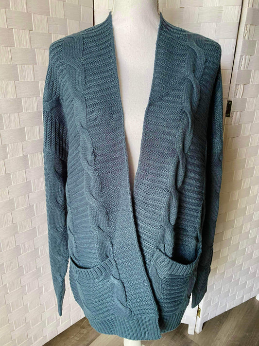 LARGE Women's Cardigan (Blue) *CLOSEOUT SALE*