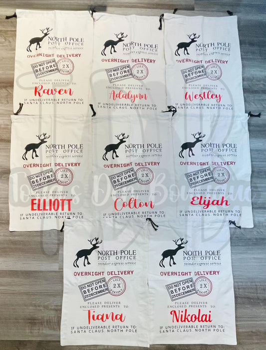 Personalized Santa Sacks