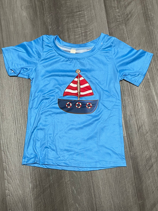 2T Nautical Tee: discounted for slight fading *CLOSEOUT SALE*